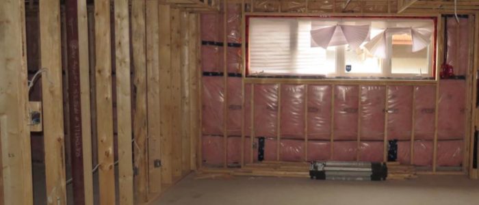 framing Basement apartment Basement Reno Hamilton